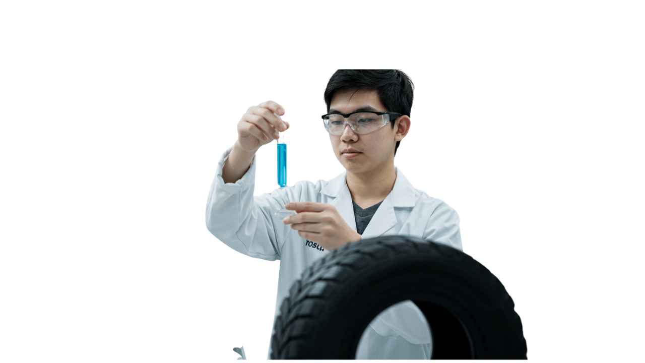 experimenting tires with ethanol